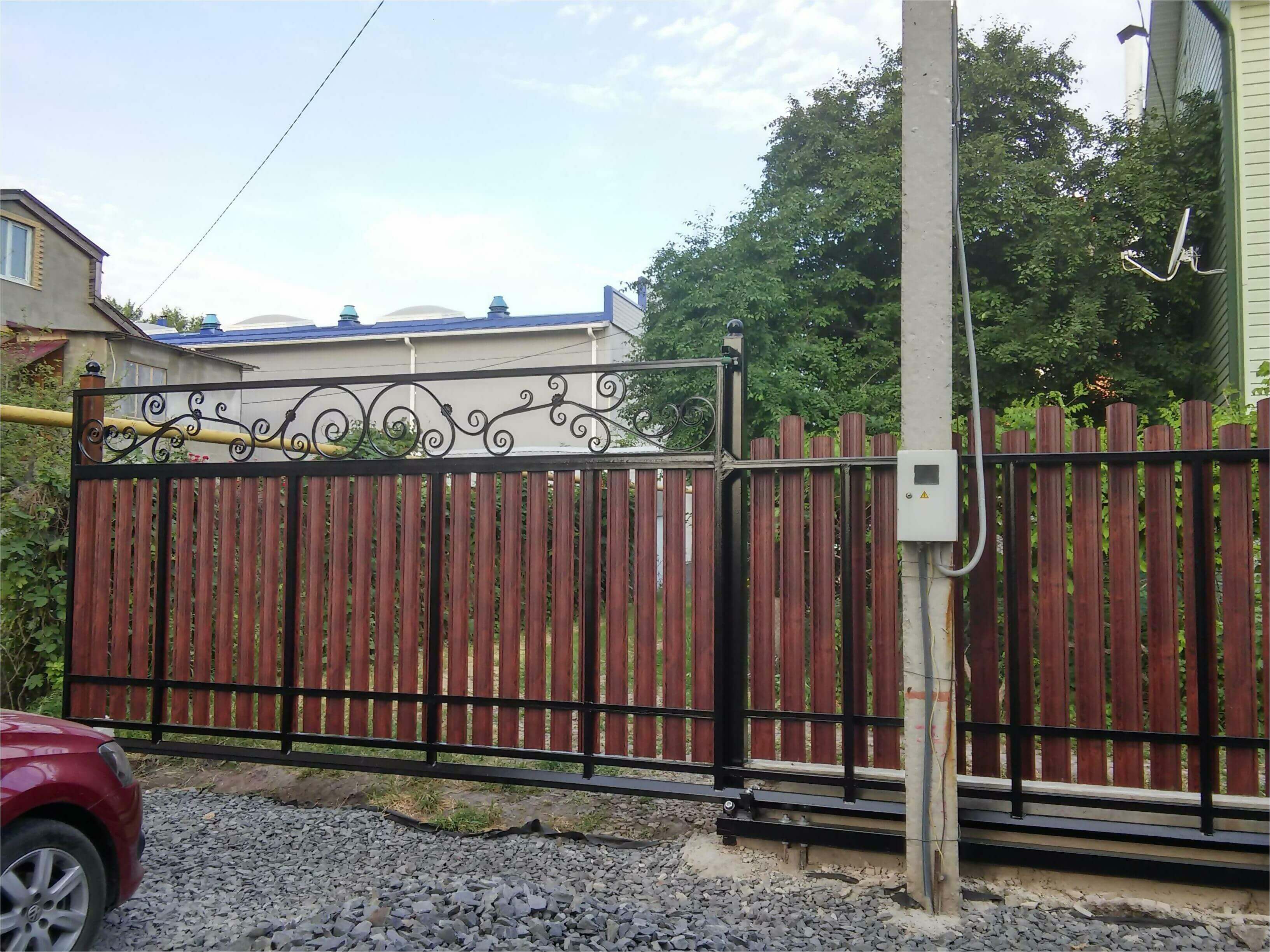 Забор из штакетника 90м фото2 в Сосновом Бору