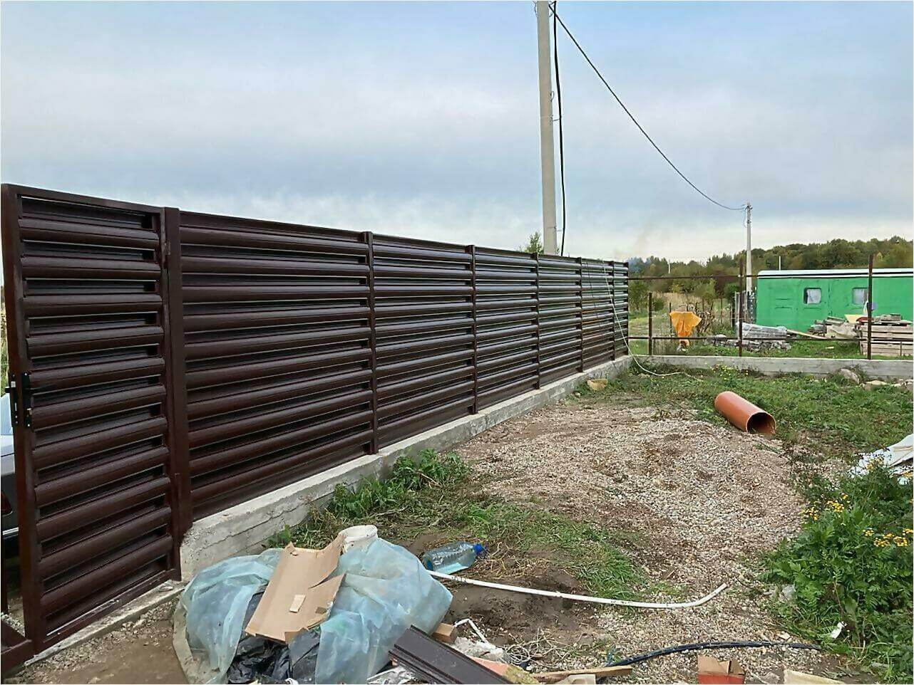 Забор из штакетника 85м фото6 в Сосновом Бору