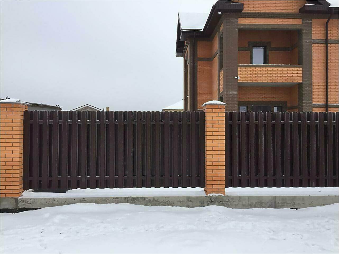 Забор из штакетника 95м фото6 в Сосновом Бору