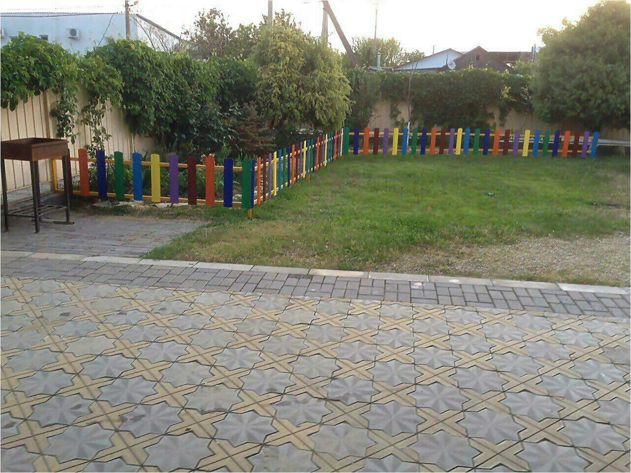забор из штакетника 9м фото2 в Сосновом Бору