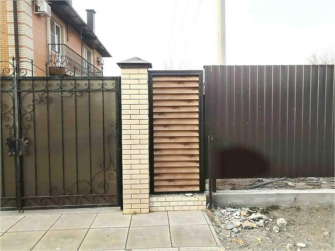 Забор жалюзи 50м светлое дерево фото9 в Сосновом Бору