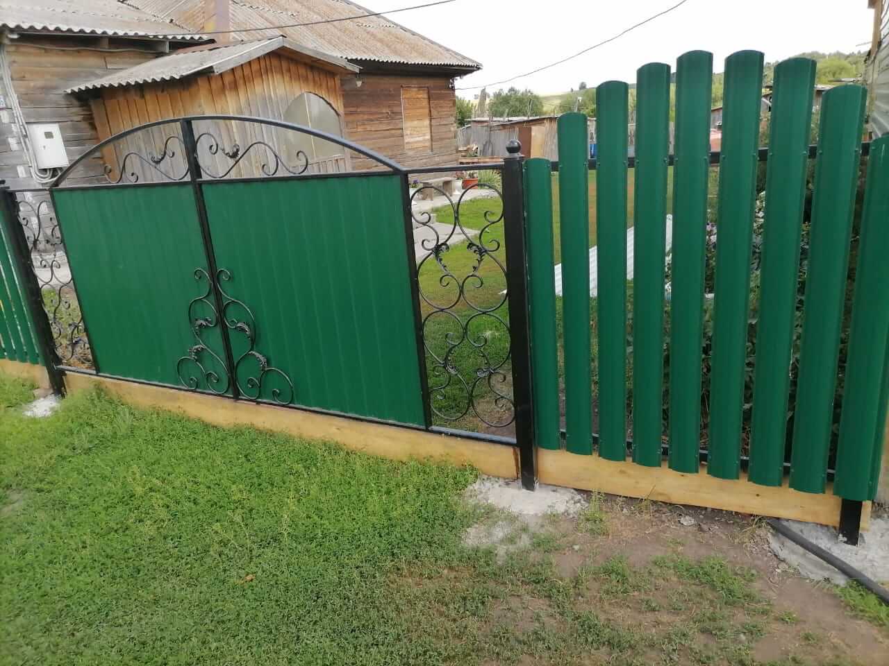 забор из штакетника Зеленый Мох фото7 в Сосновом Бору