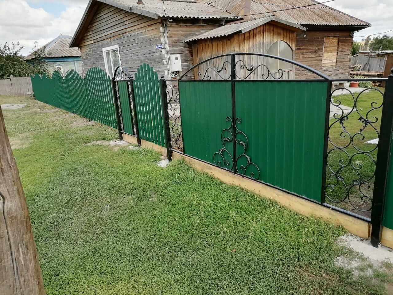 забор из штакетника Зеленый Мох фото5 в Сосновом Бору