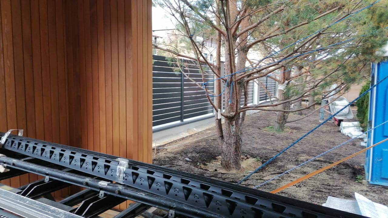 Забор-ранчо из металлопланкена 36м RAL7024 Серый Графит фото 2 в Сосновом Бору