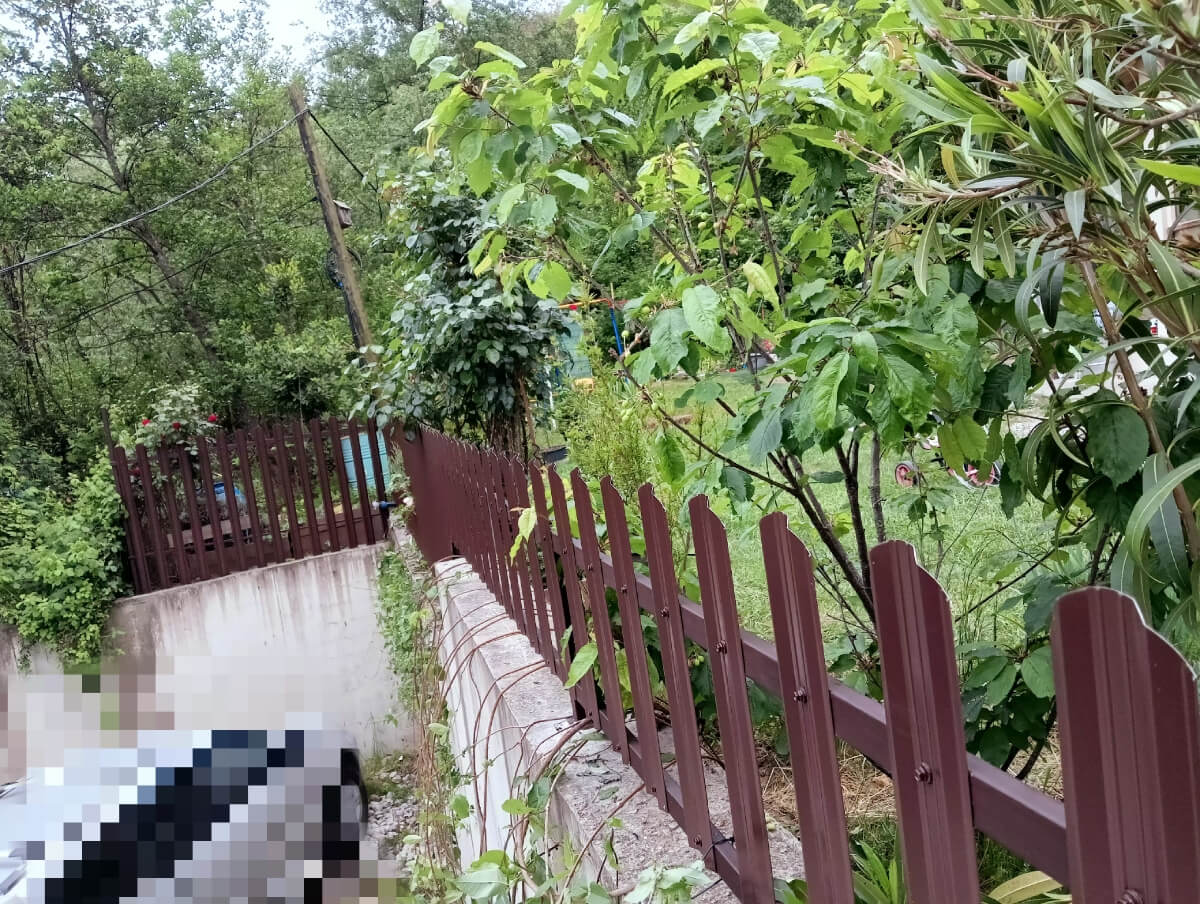 Забор из евроштакетника 18м RAL8017/8017 Шоколад двусторонний фото 1 в Сосновом Бору
