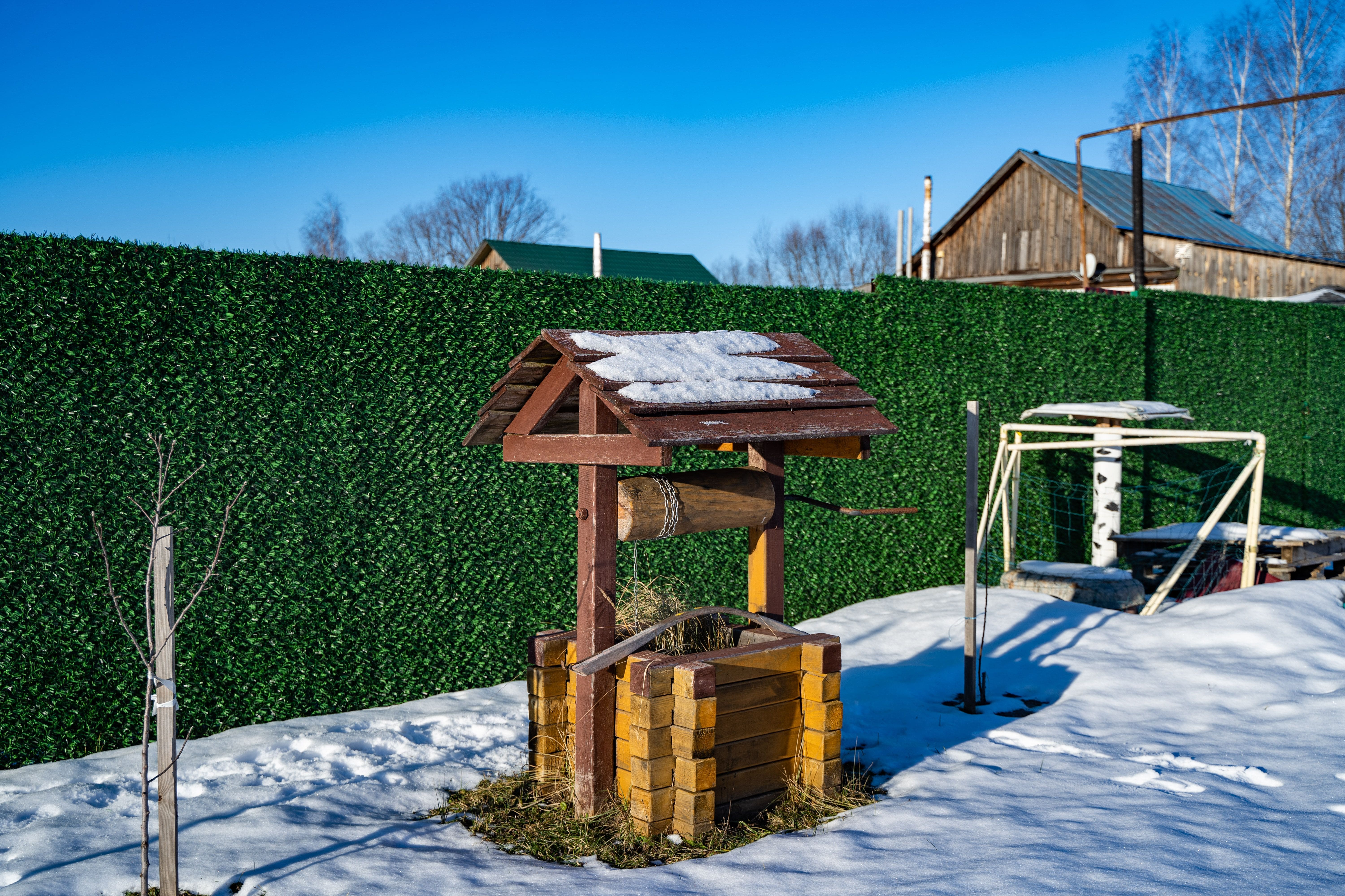 Вечнозеленый забор Grass Fence рулон 2м фото 7 в Сосновом Бору